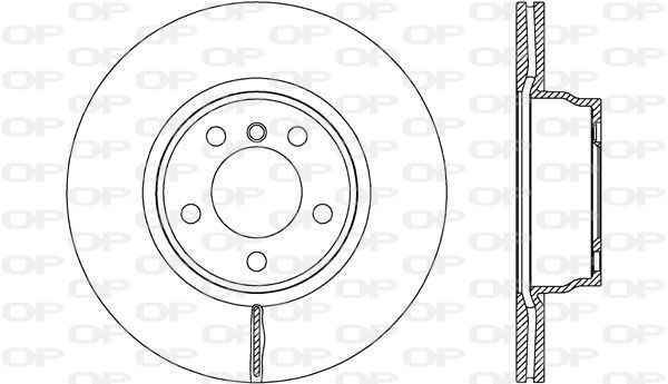 OPEN PARTS Тормозной диск BDR2625.20